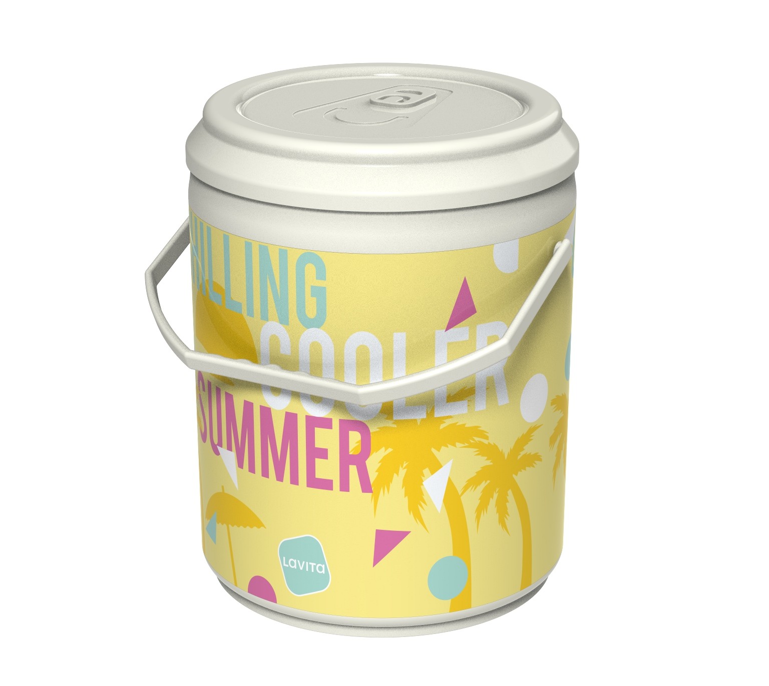 Cooler 12 latas Summer Branco 